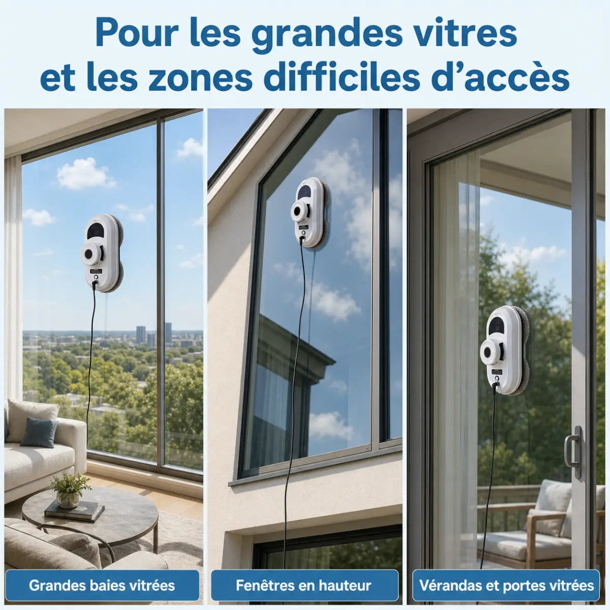 Robot lave-vitres Orbexio