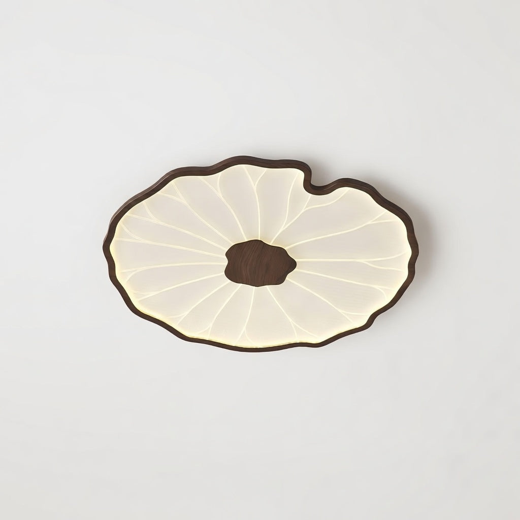 Avina | Plafonnier LED Moderne avec Finition Bois Naturel | Éclairage Ajustable pour Ambiance Personnalisée