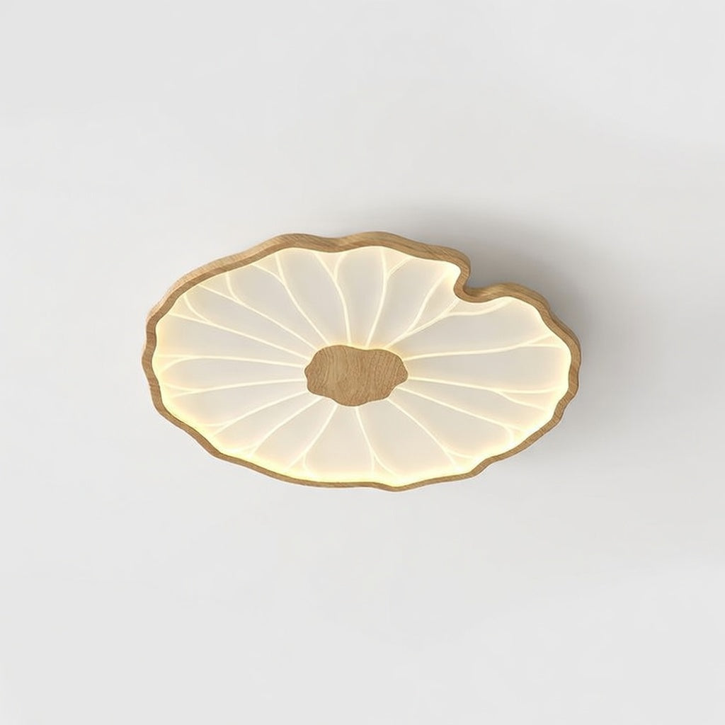 Avina | Plafonnier LED Moderne avec Finition Bois Naturel | Éclairage Ajustable pour Ambiance Personnalisée