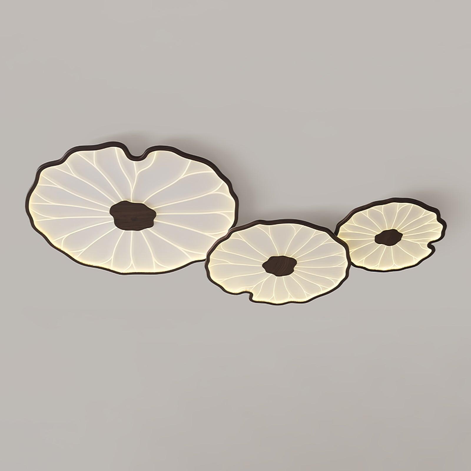 Avina | Plafonnier LED Moderne avec Finition Bois Naturel | Éclairage Ajustable pour Ambiance Personnalisée 12