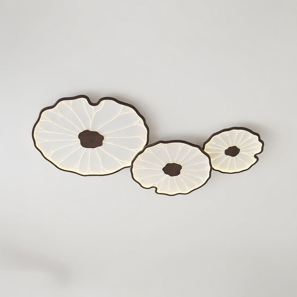 Avina | Plafonnier LED Moderne avec Finition Bois Naturel | Éclairage Ajustable pour Ambiance Personnalisée