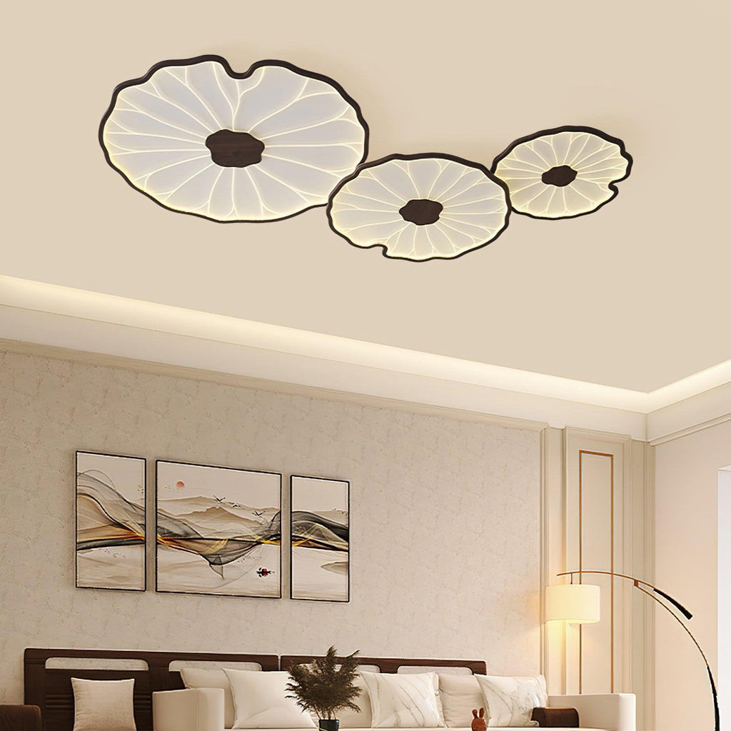 Avina | Plafonnier LED Moderne avec Finition Bois Naturel | Éclairage Ajustable pour Ambiance Personnalisée 3