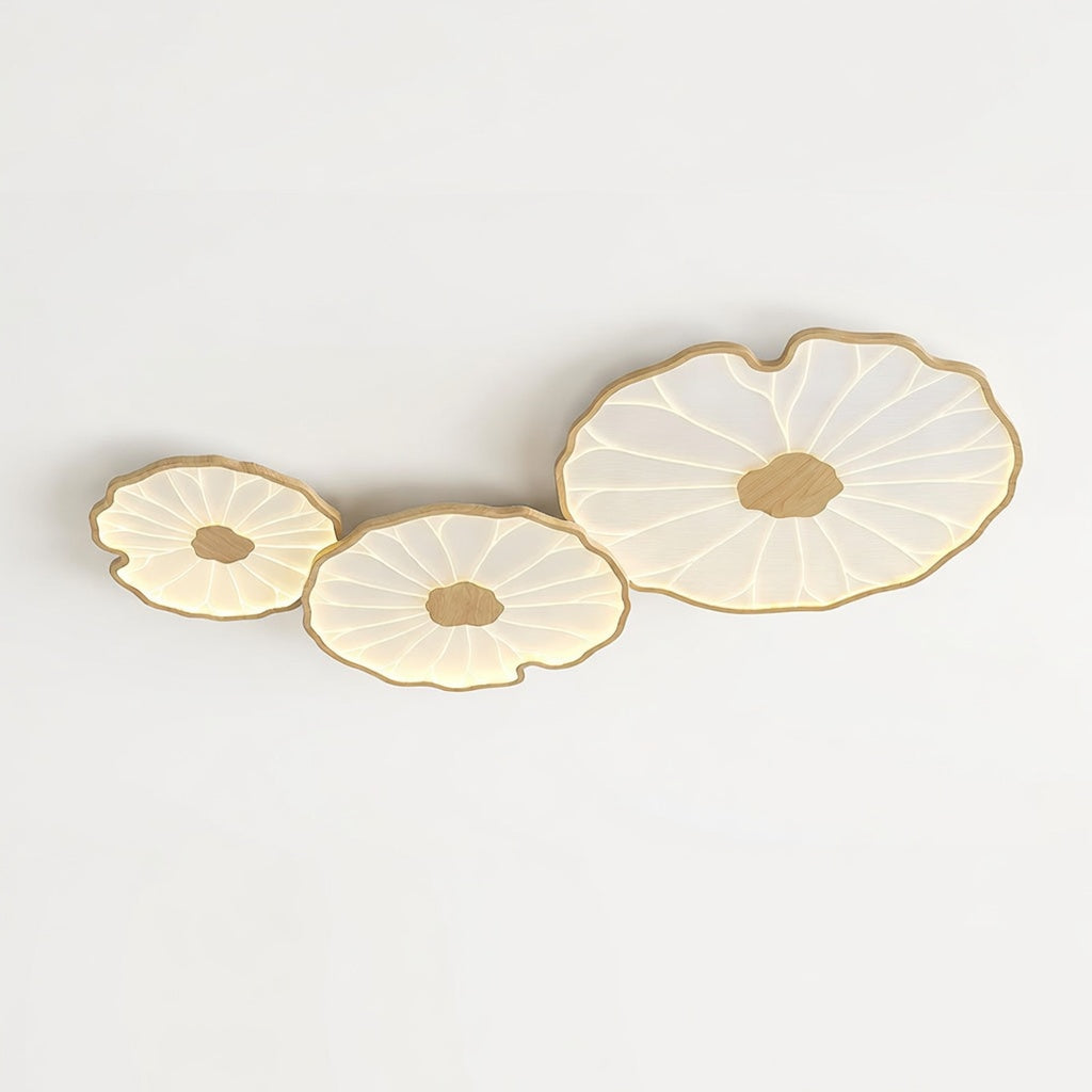 Avina | Plafonnier LED Moderne avec Finition Bois Naturel | Éclairage Ajustable pour Ambiance Personnalisée