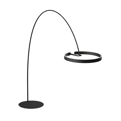 CircloArc | Élégant Lampadaire Design Noir et Or Avec Lumière LED Adjustable 0
