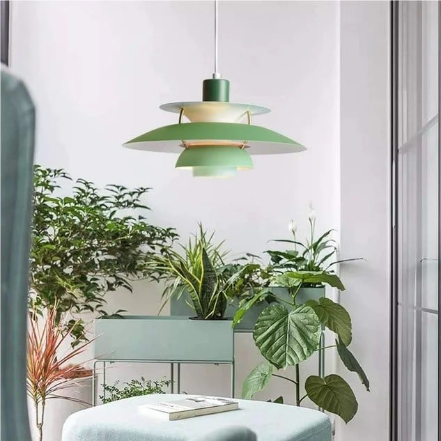 ColorisMorandi | Élégante Suspension Moderne en Métal 20