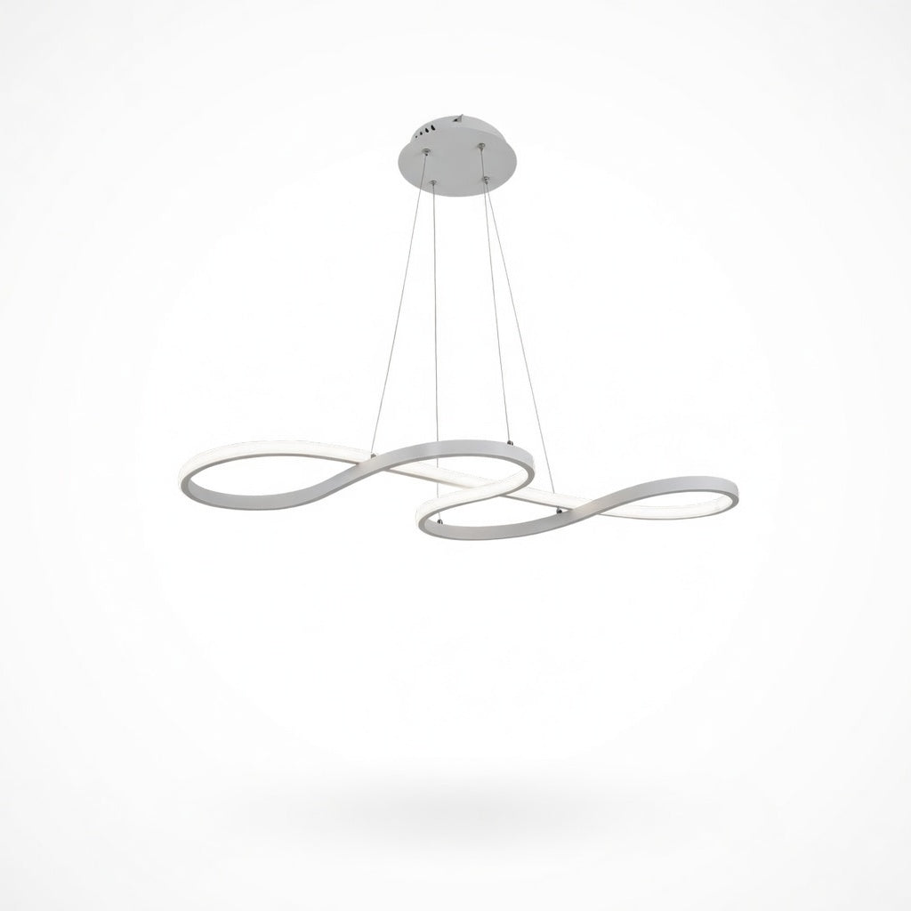 Durell | Élégante Suspension Linéaire en Métal et Gel de Silice