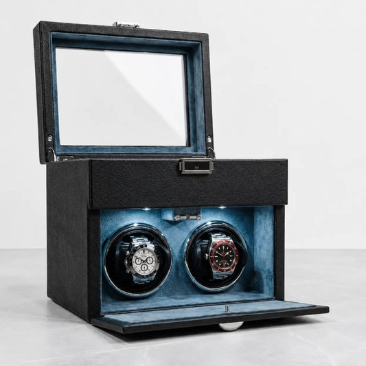 Élan Line | Remontoir Automatiques Noir Compact | 8 Rangements Pour Organisation