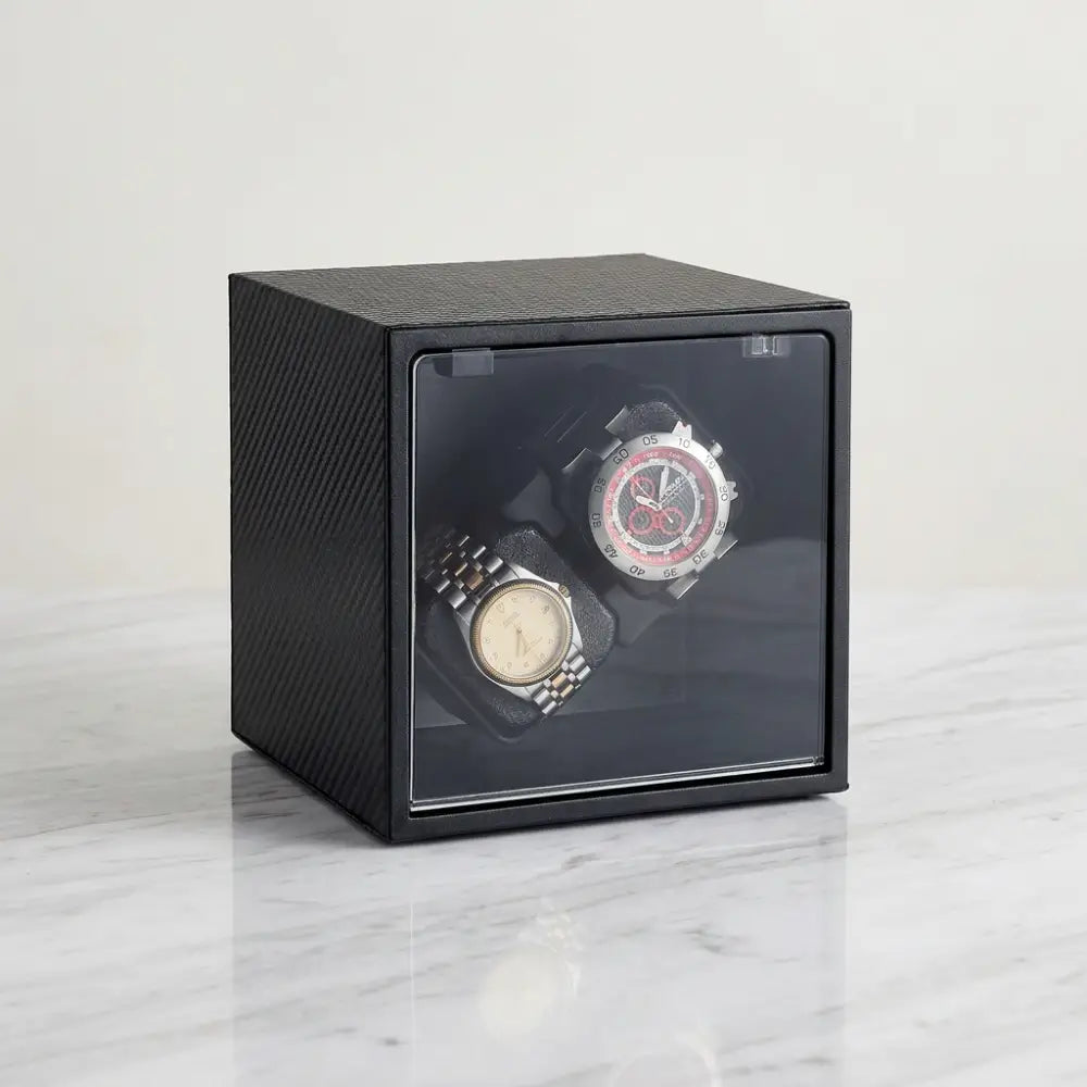 Épure | Remontoir Montre Silencieuse | Aluminium Noir Mat pour précision durable