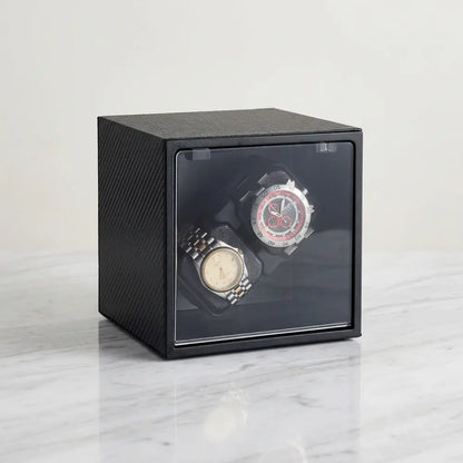 Épure | Remontoir Montre Silencieuse | Aluminium Noir Mat pour précision durable