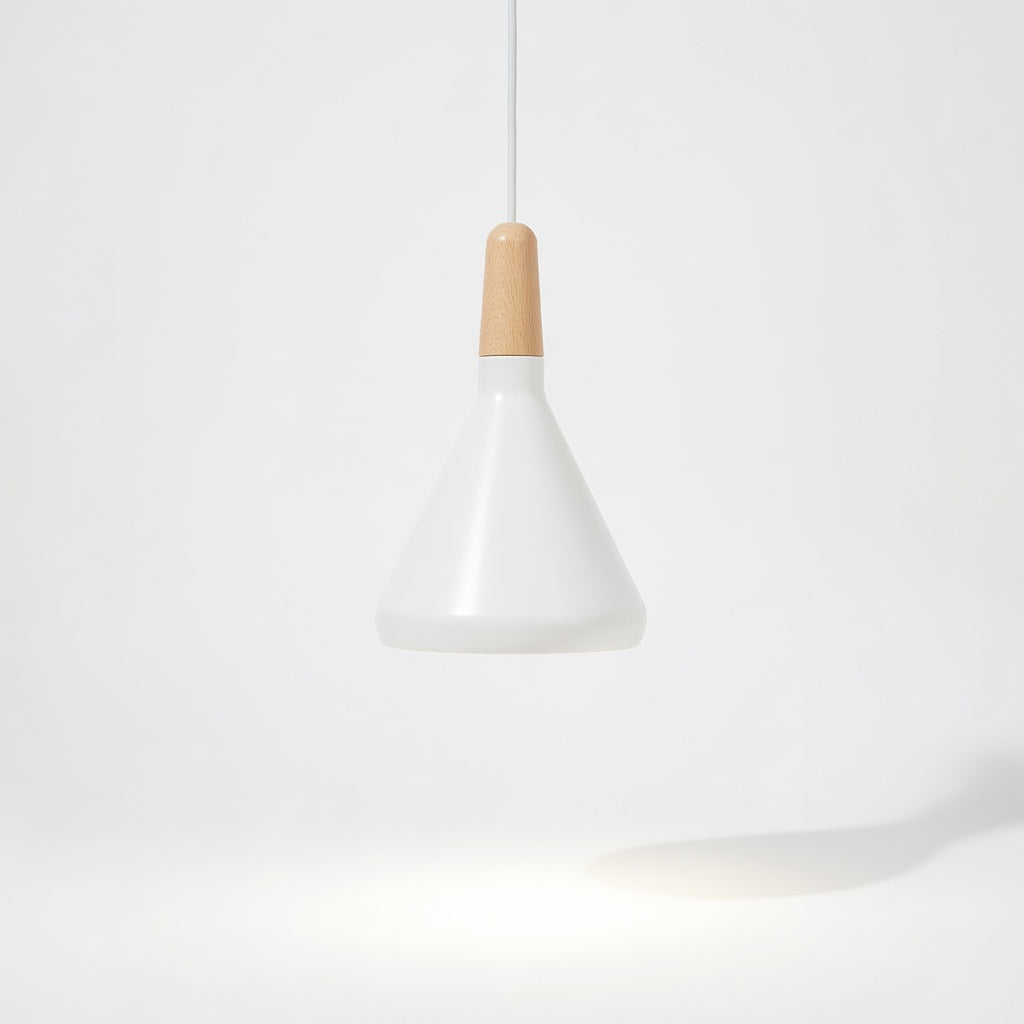 Lanto | Élégante Lampe Suspendue en Bois et Aluminium pour Salle à Manger