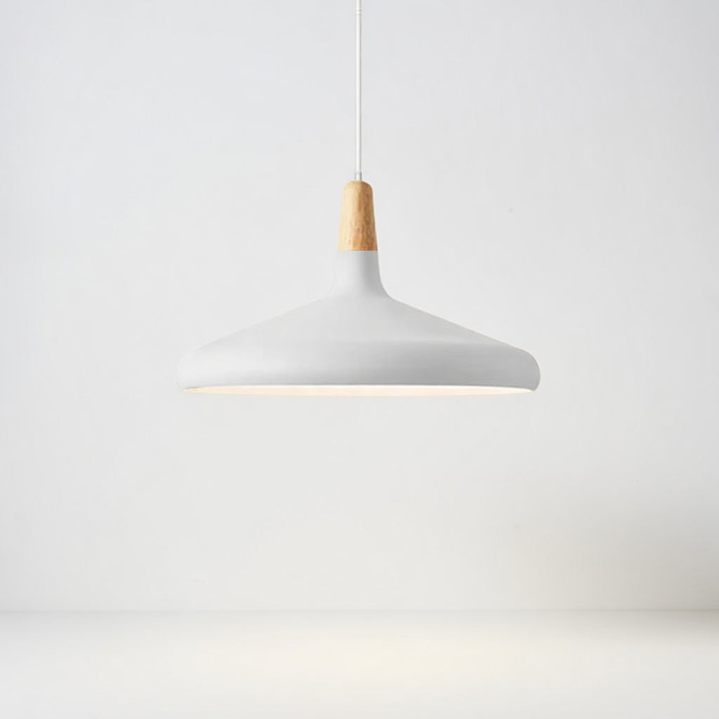 Lanto | Élégante Lampe Suspendue en Bois et Aluminium pour Salle à Manger