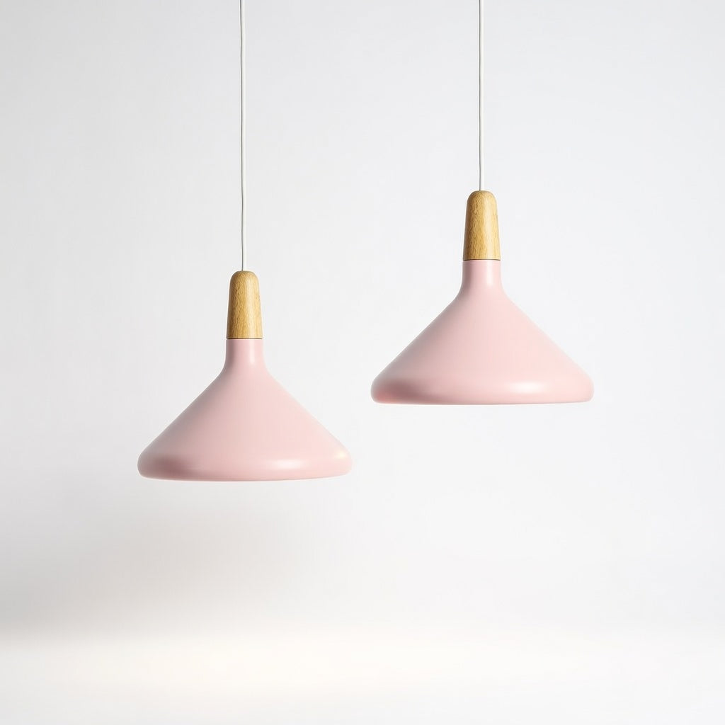 Lanto | Élégante Lampe Suspendue en Bois et Aluminium pour Salle à Manger