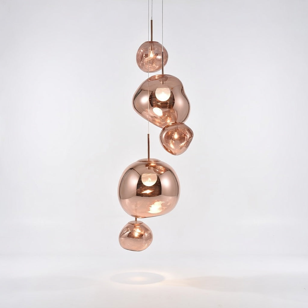 LaveLumière | Élégante Suspension Contemporaine en Verre Acrylique