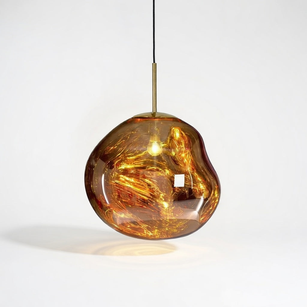 LaveLumière | Élégante Suspension Contemporaine en Verre Acrylique