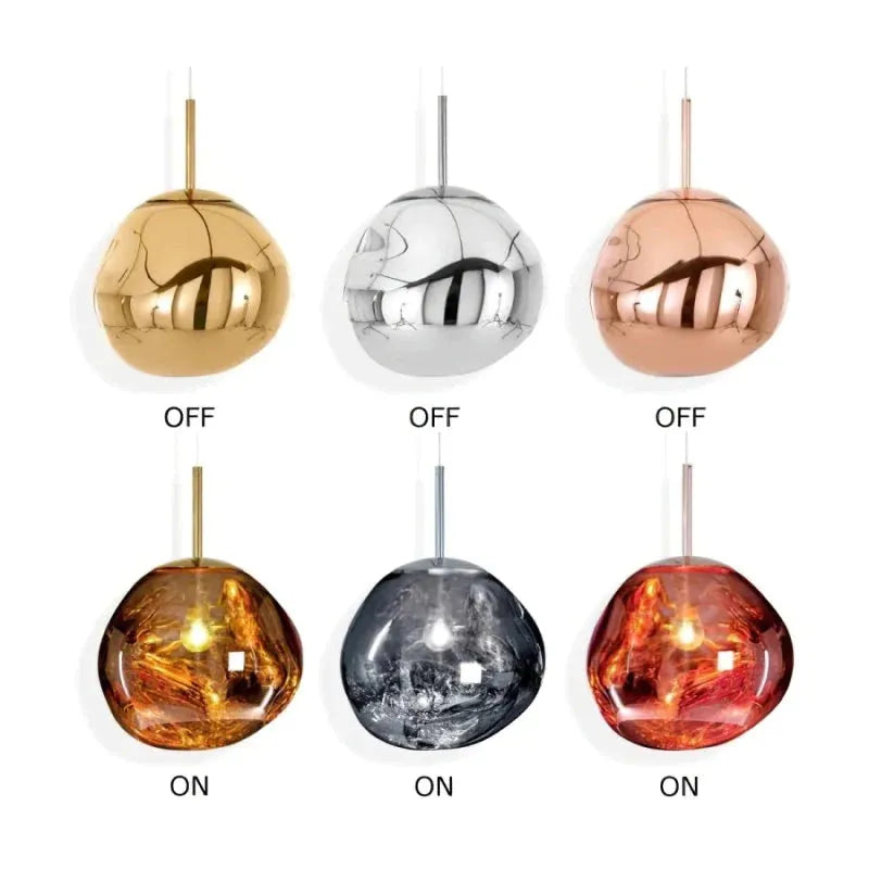 LaveLumière | Élégante Suspension Contemporaine en Verre Acrylique 4