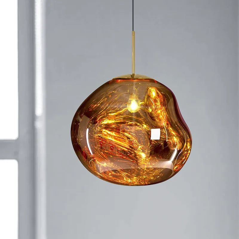 LaveLumière | Élégante Suspension Contemporaine en Verre Acrylique 7