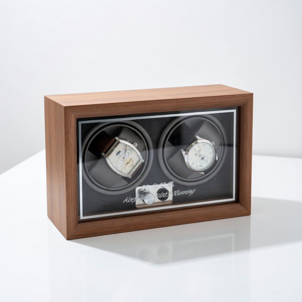 LigneNova | Remontoir Montre Cube Anthracite Silencieux | Prolonger Vos Montres