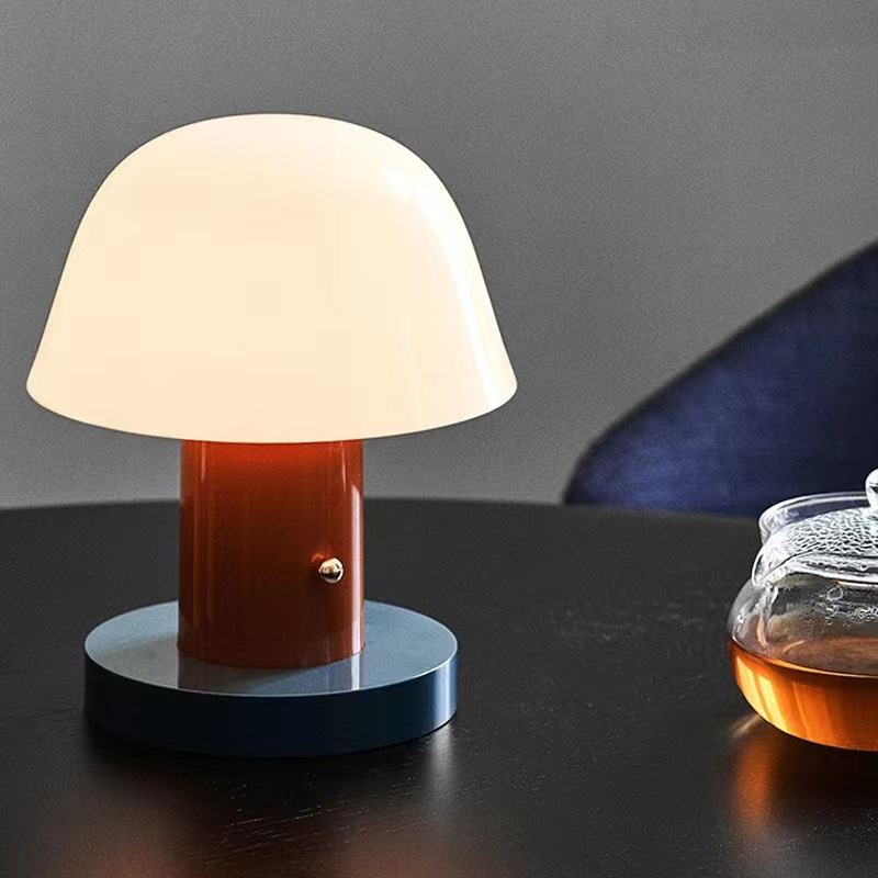 LobberMushroom | Élégante Lampe de Table Sans Fil Rechargeable Champignon 3
