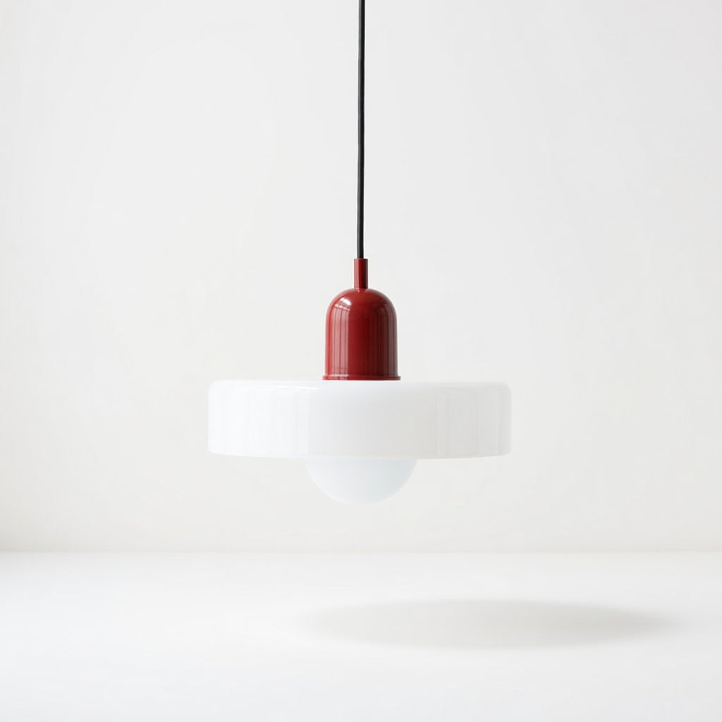 LucconGlass | Élégant Lustre en Verre Coloré Design Rétro Moderne