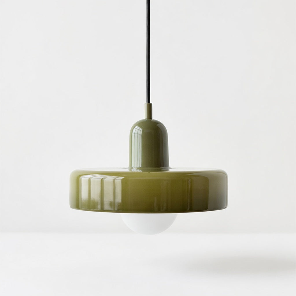 LucconGlass | Élégant Lustre en Verre Coloré Design Rétro Moderne