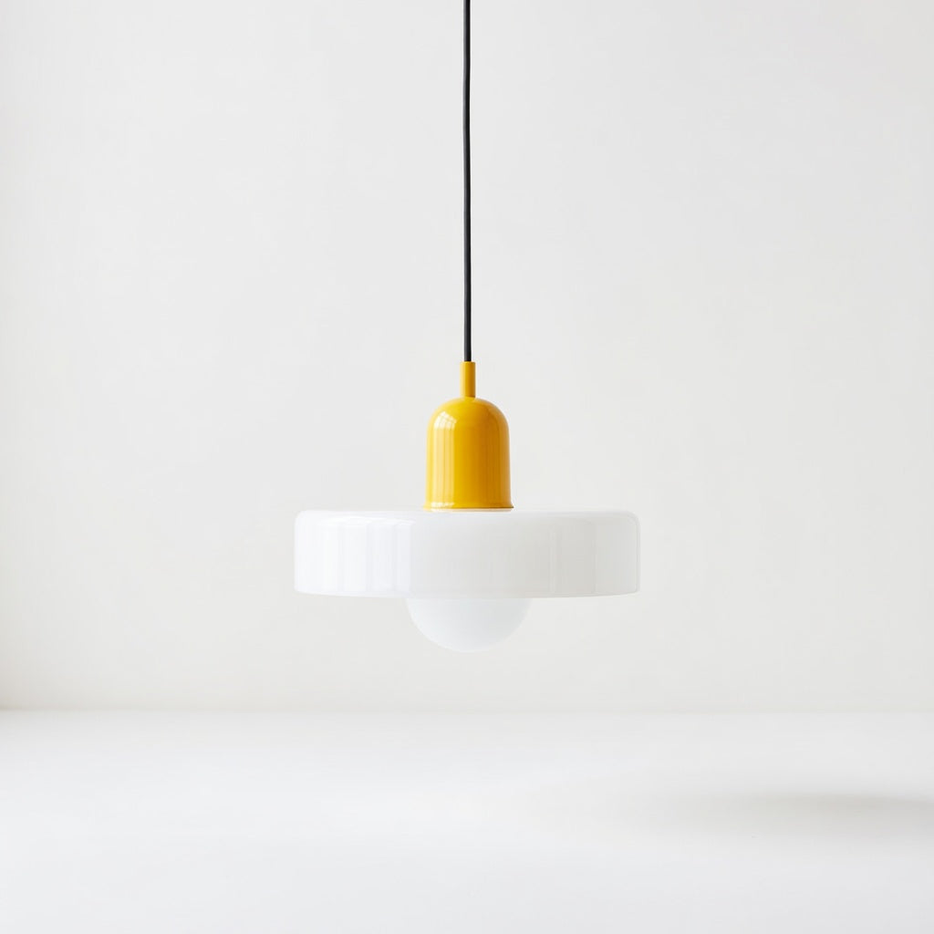 LucconGlass | Élégant Lustre en Verre Coloré Design Rétro Moderne