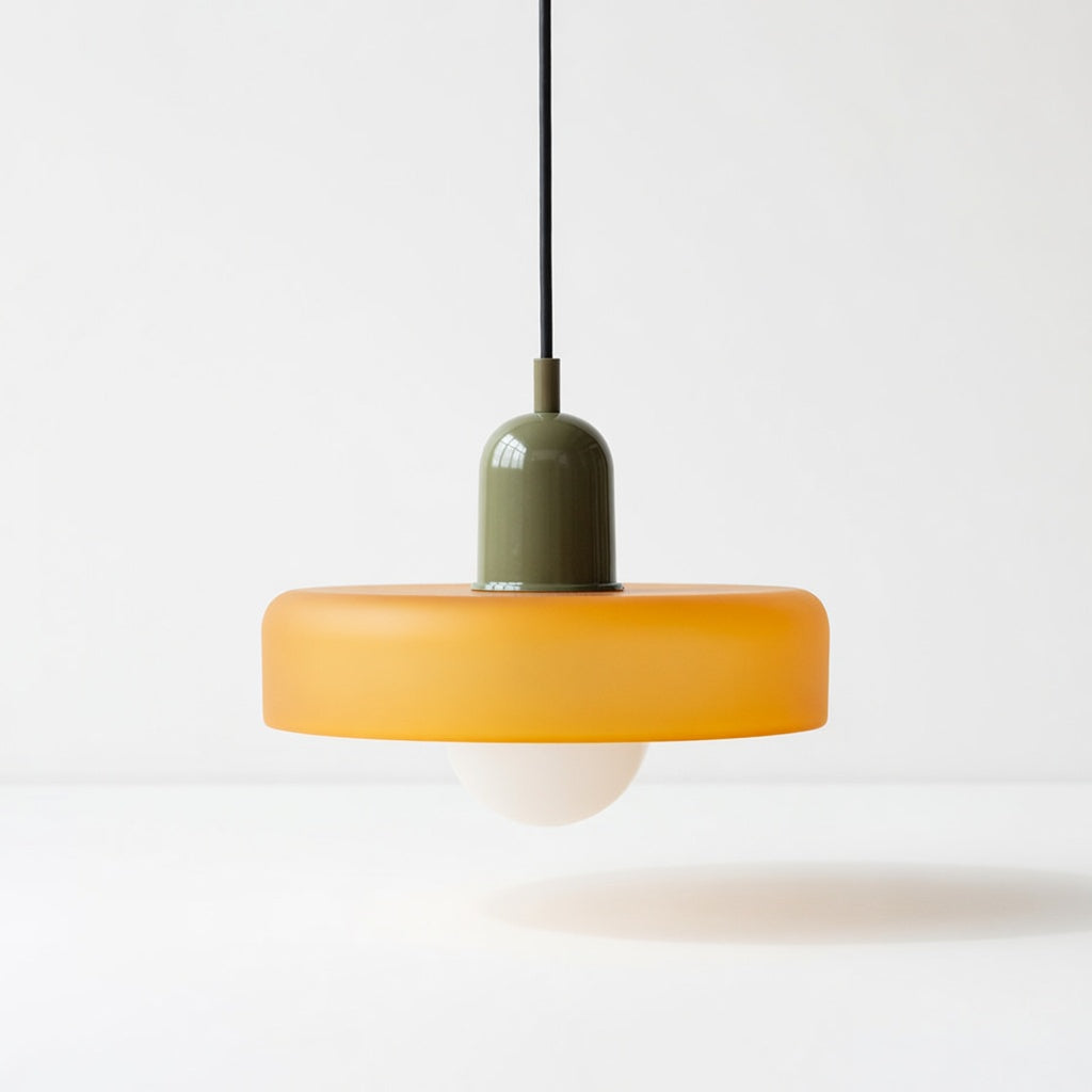 LucconGlass | Élégant Lustre en Verre Coloré Design Rétro Moderne