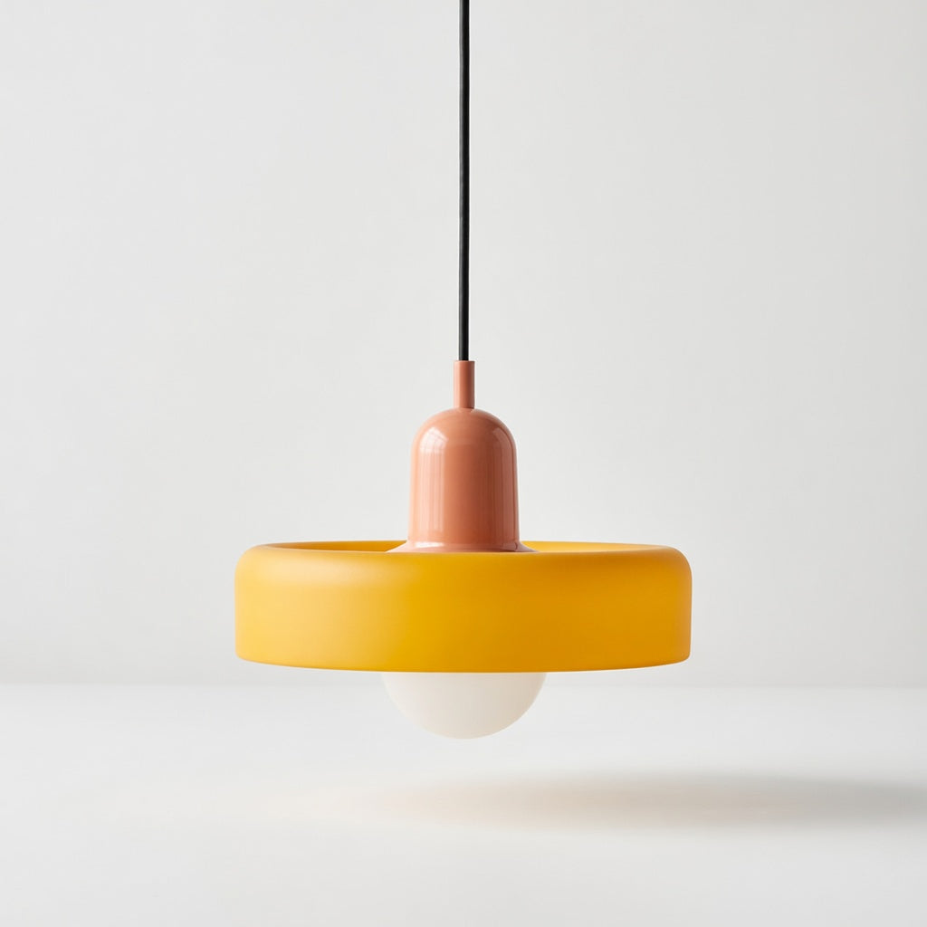 LucconGlass | Élégant Lustre en Verre Coloré Design Rétro Moderne