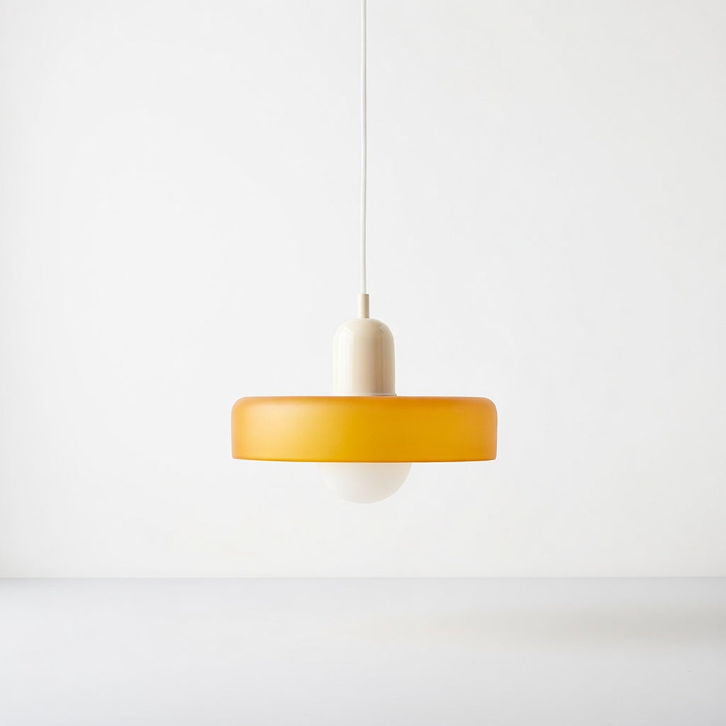 LucconGlass | Élégant Lustre en Verre Coloré Design Rétro Moderne