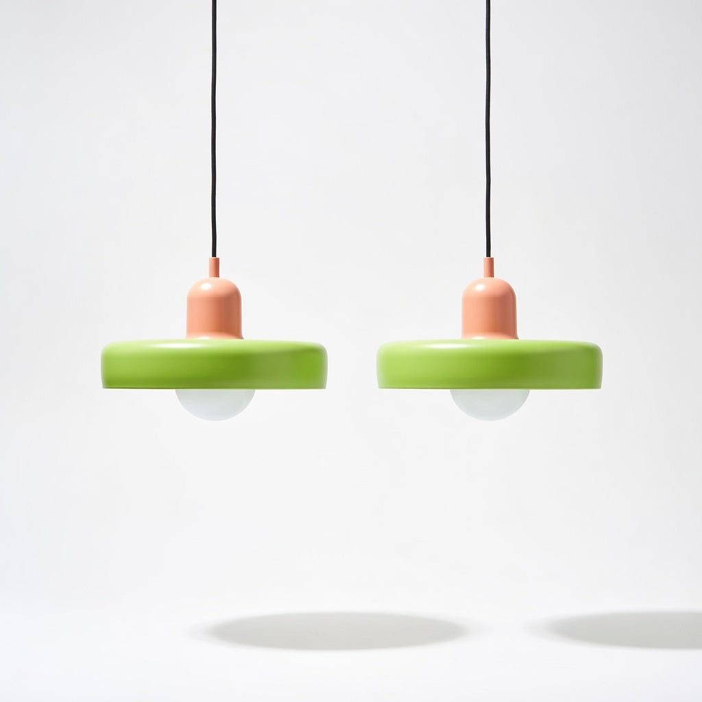 LucconGlass | Élégante Lampe Suspendue Double en Verre Moderne