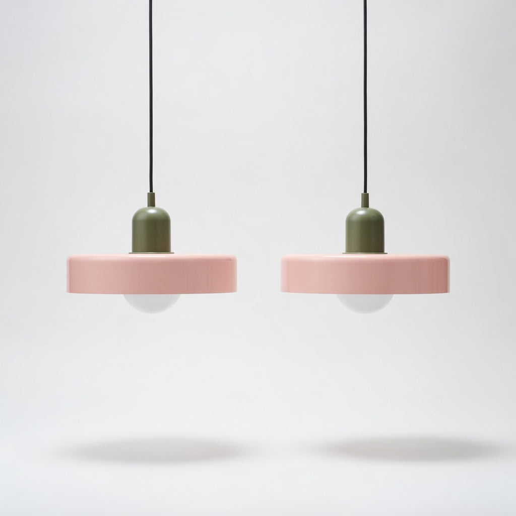 LucconGlass | Élégante Lampe Suspendue Double en Verre Moderne