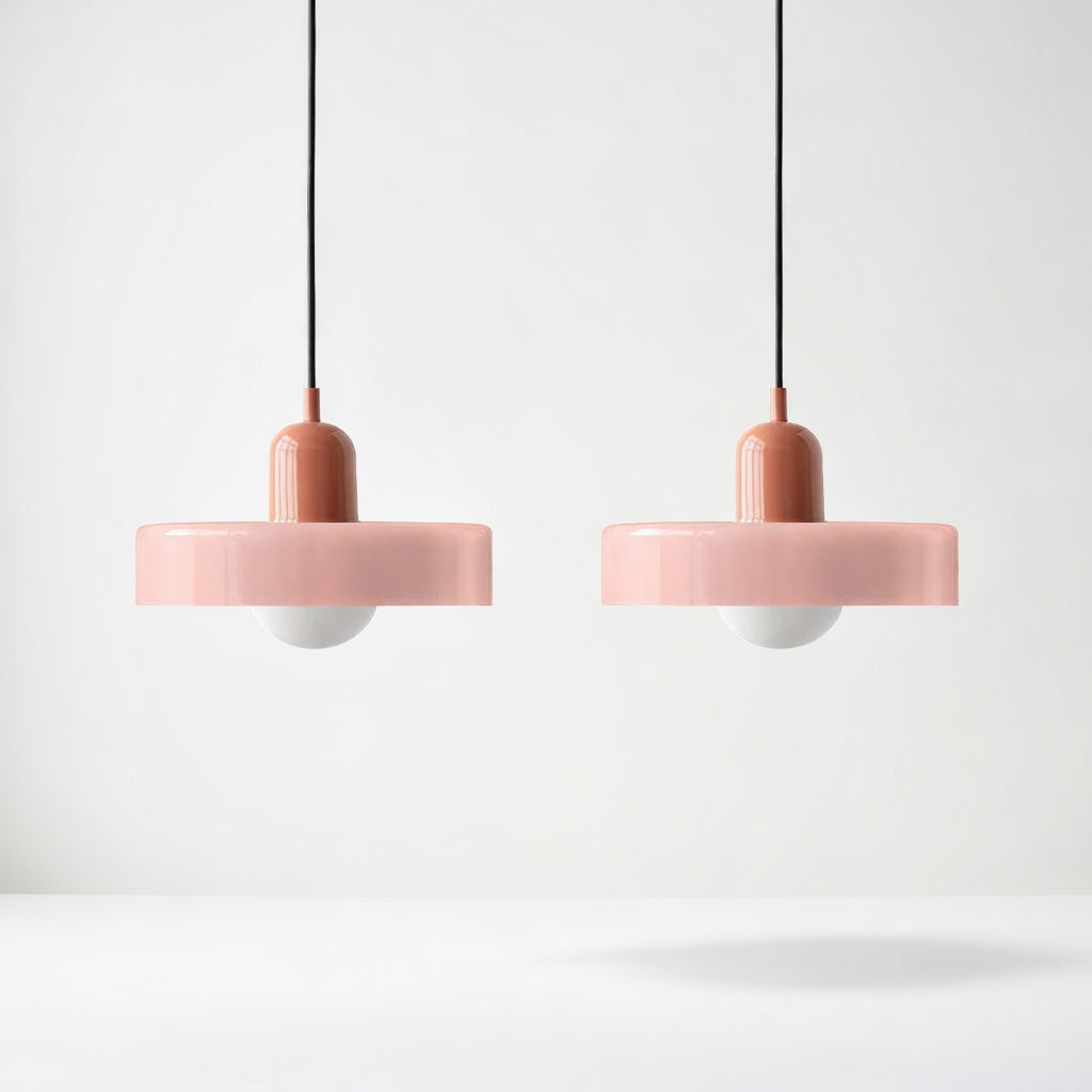 LucconGlass | Élégante Lampe Suspendue Double en Verre Moderne