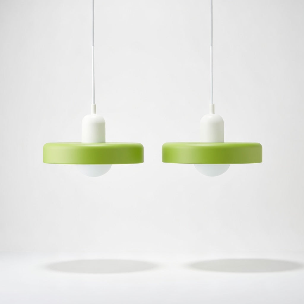 LucconGlass | Élégante Lampe Suspendue Double en Verre Moderne