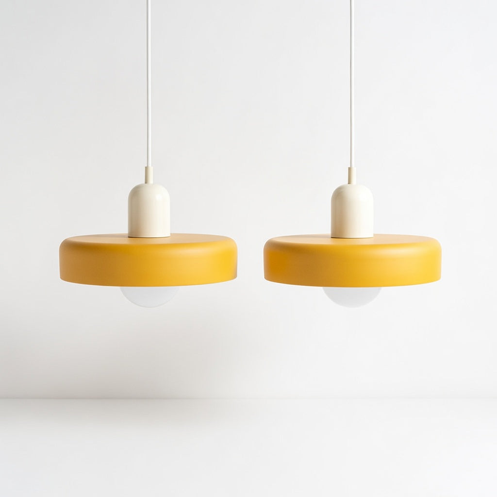 LucconGlass | Élégante Lampe Suspendue Double en Verre Moderne