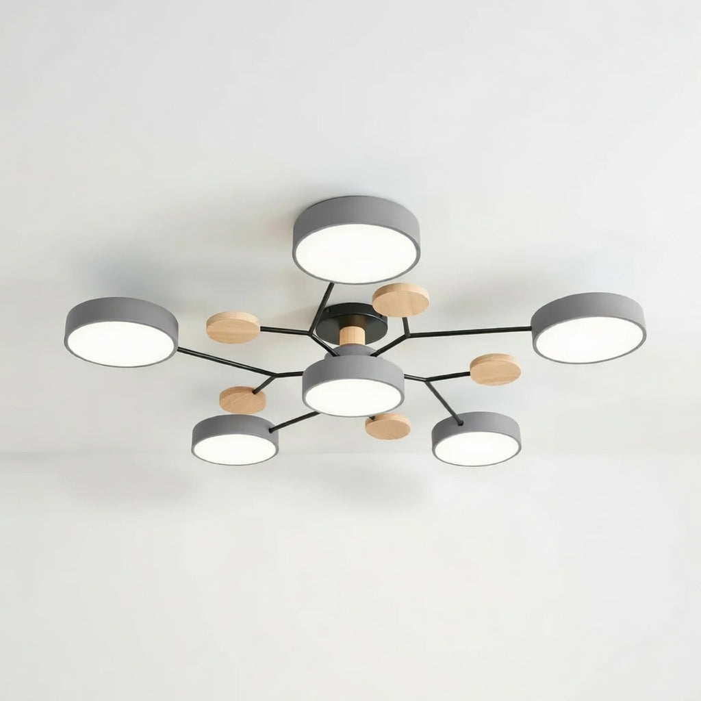 LumièreCercle | Élégant Plafonnier LED Design pour Salon et Intérieur Moderne