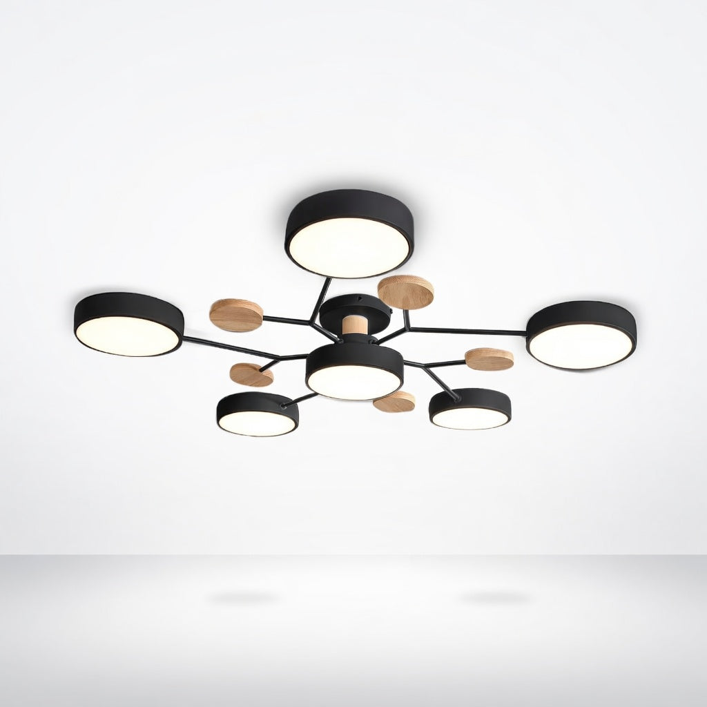 LumièreCercle | Élégant Plafonnier LED Design pour Salon et Intérieur Moderne