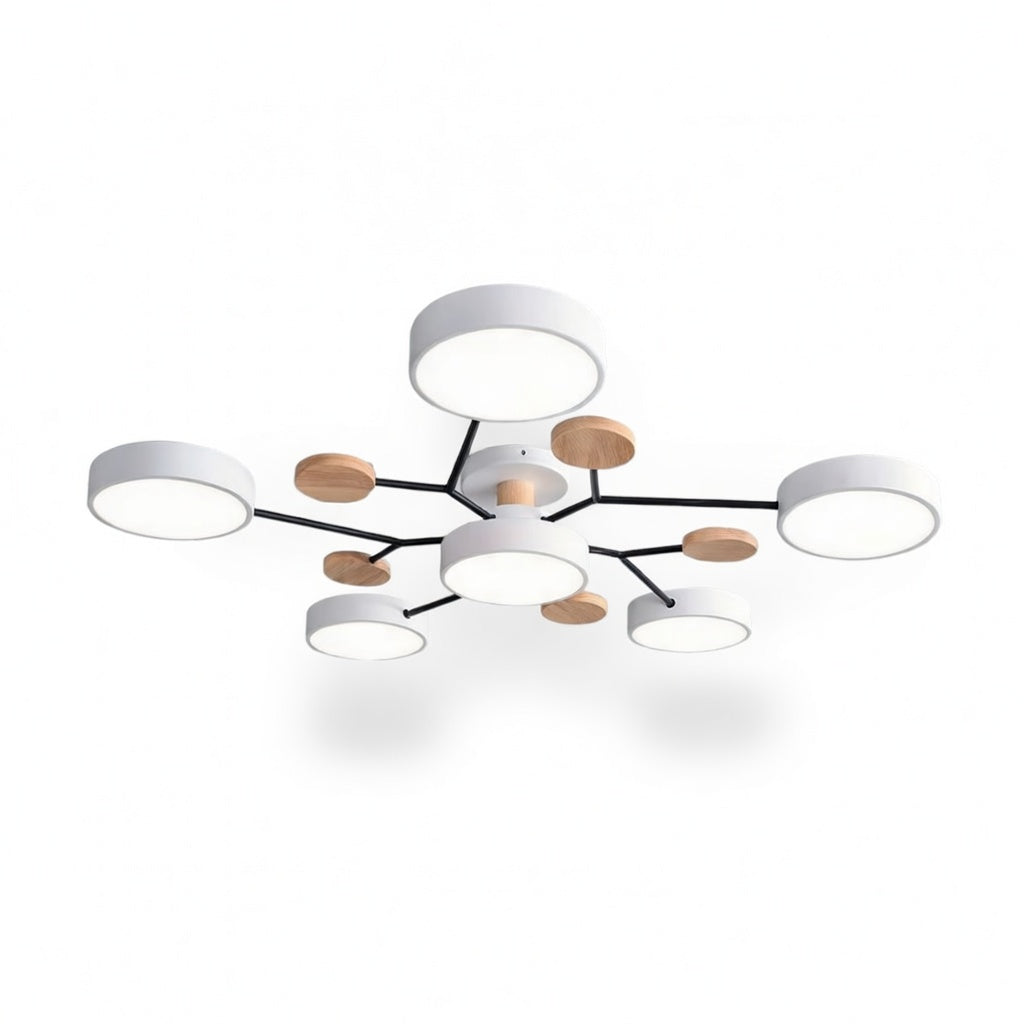 LumièreCercle | Élégant Plafonnier LED Design pour Salon et Intérieur Moderne