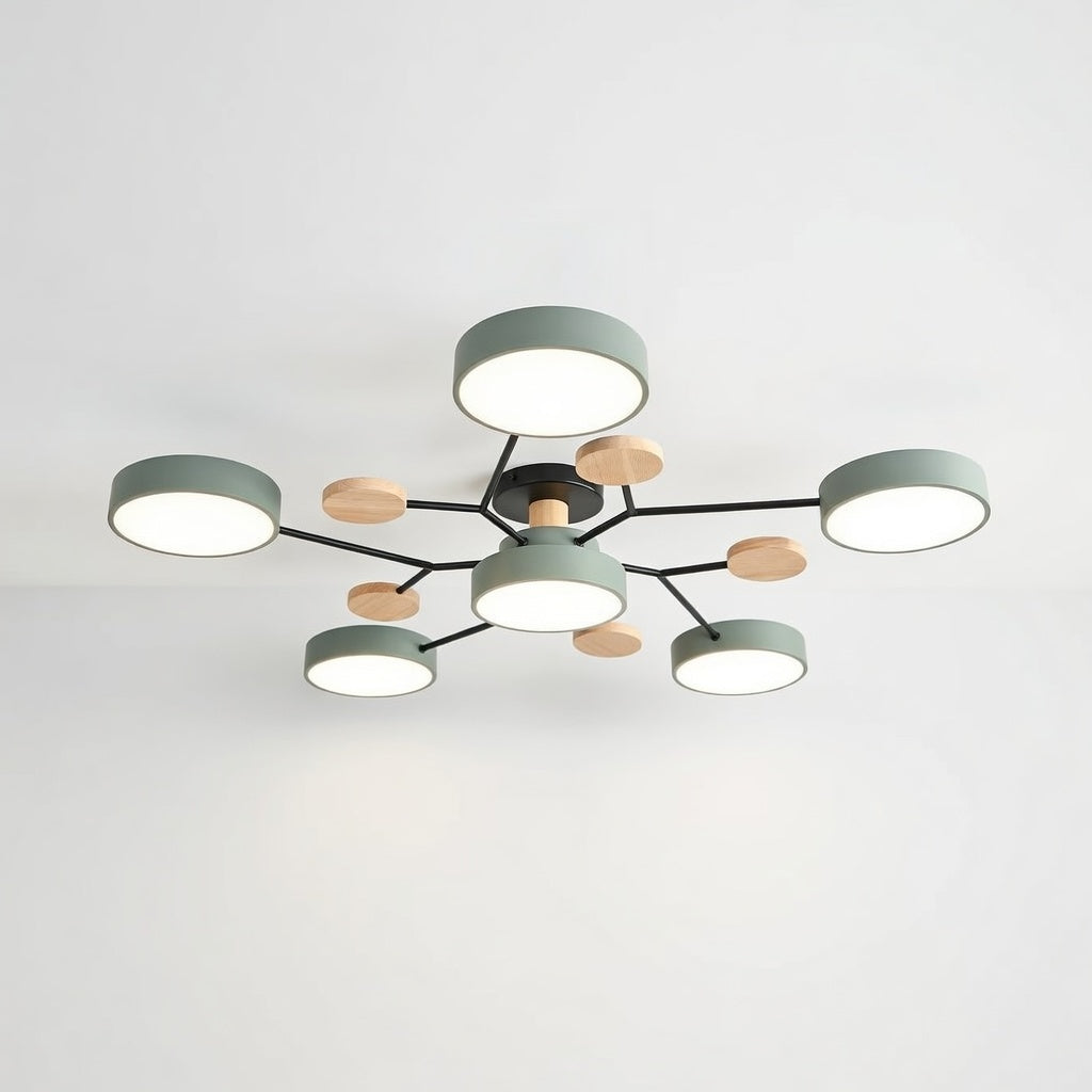 LumièreCercle | Élégant Plafonnier LED Design pour Salon et Intérieur Moderne