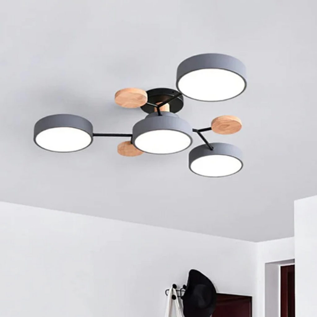 LumièreCercle | Élégant Plafonnier LED Design pour Salon et Intérieur Moderne 4