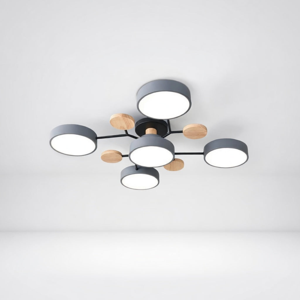 LumièreCercle | Élégant Plafonnier LED Design pour Salon et Intérieur Moderne