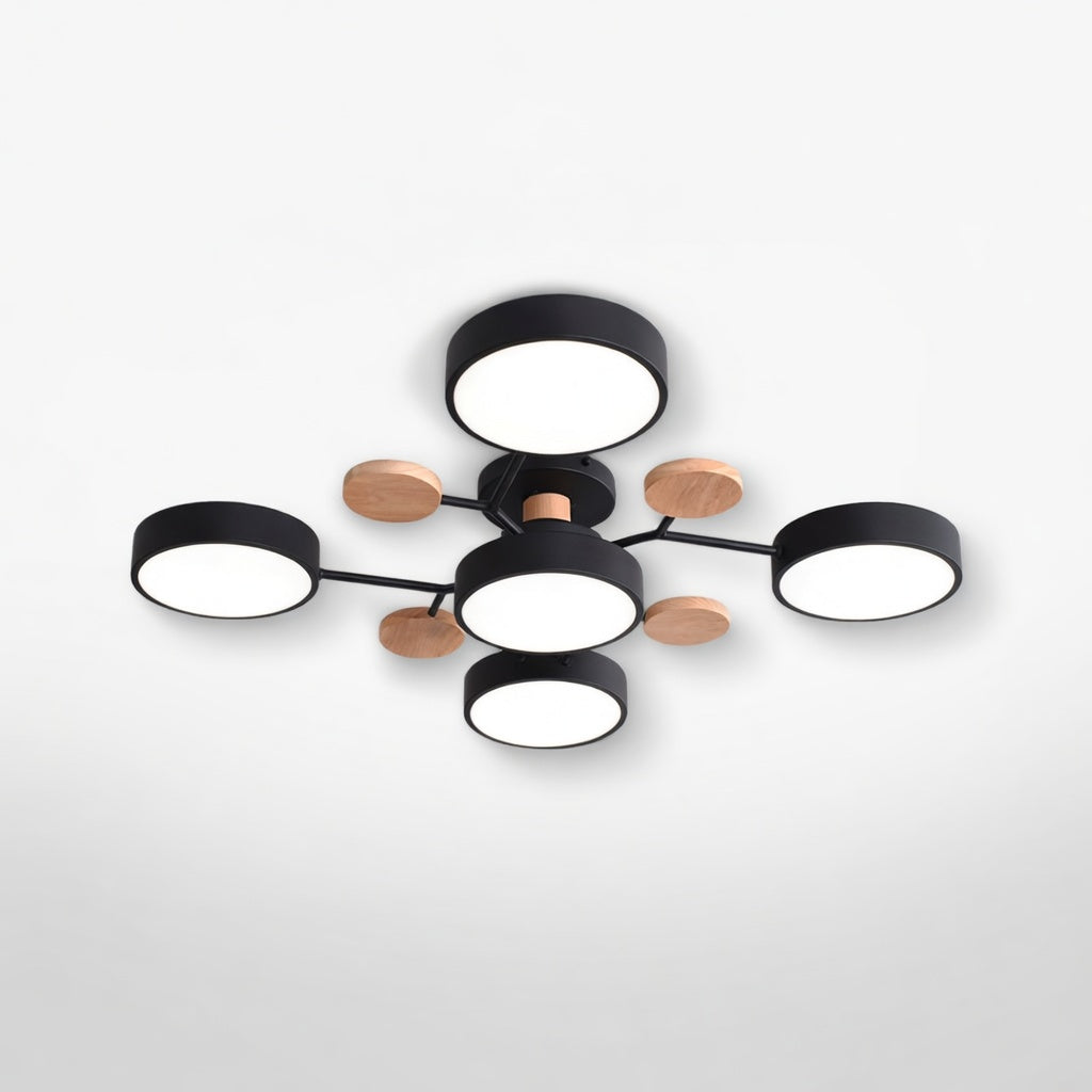 LumièreCercle | Élégant Plafonnier LED Design pour Salon et Intérieur Moderne