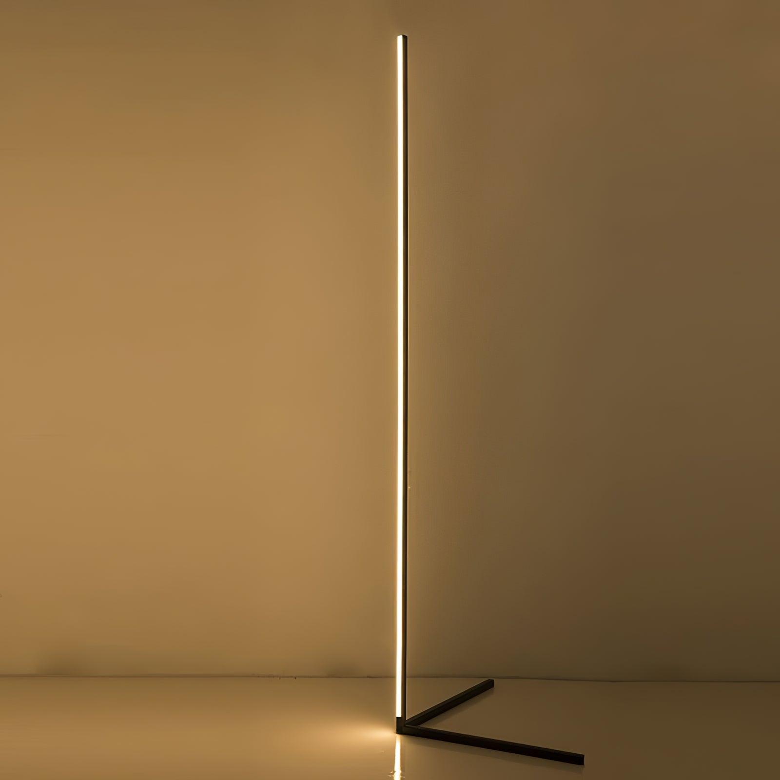 Luminara | Élégant Lampadaire Design Minimaliste LED Noir Mat 0