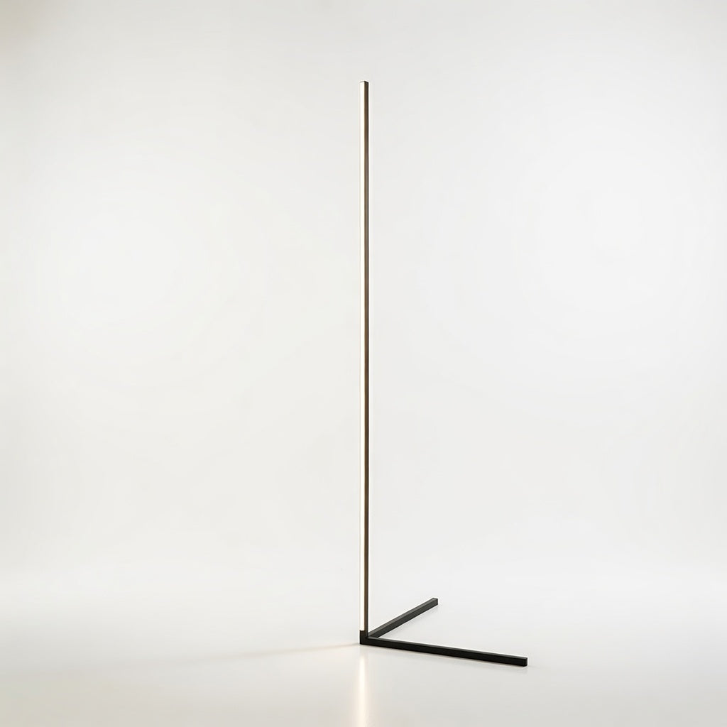 Luminara | Élégant Lampadaire Design Minimaliste LED Noir Mat