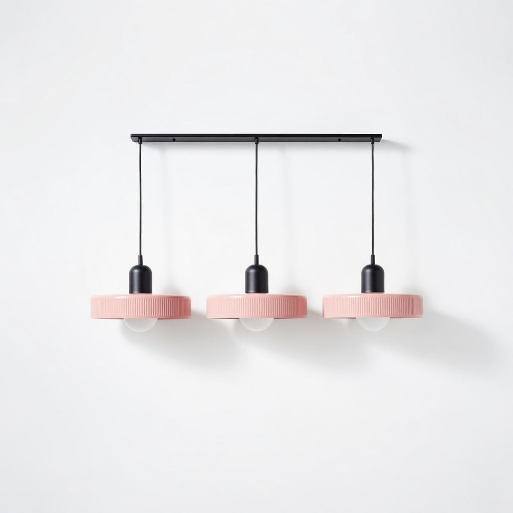 Luminara | Élégante Suspension Luminaire en Verre Moderne à Trois Abat-jours