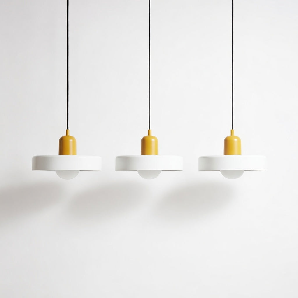 Luminara | Élégante Suspension Luminaire en Verre Moderne à Trois Abat-jours