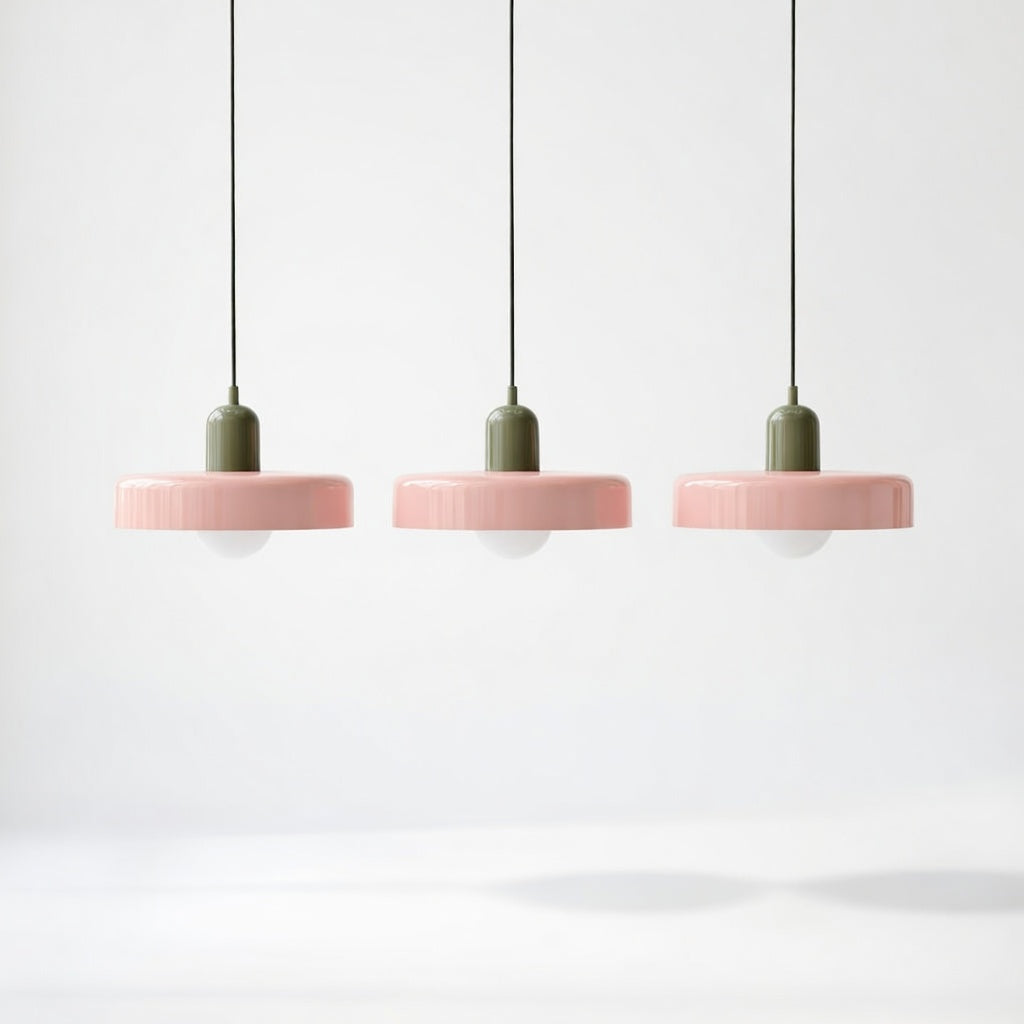 Luminara | Élégante Suspension Luminaire en Verre Moderne à Trois Abat-jours