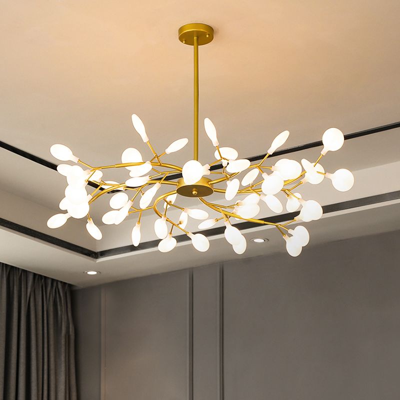 Lustre Arborescent | Élégant Design Noir et Or pour Intérieur 2