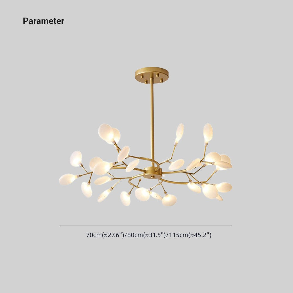 Lustre Arborescent | Élégant Design Noir et Or pour Intérieur 4