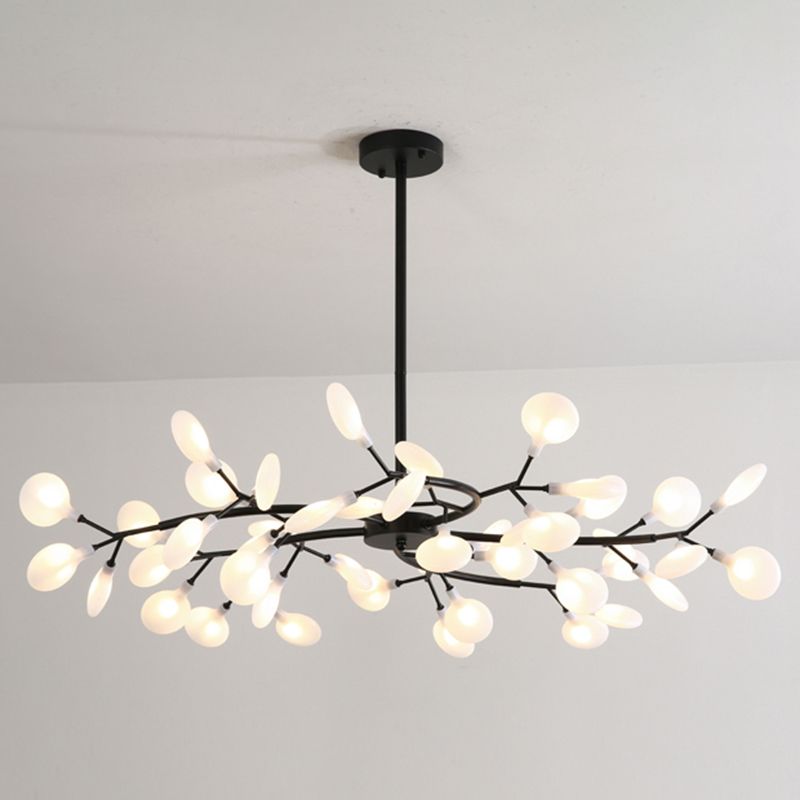 Lustre Arborescent | Élégant Design Noir et Or pour Intérieur 6