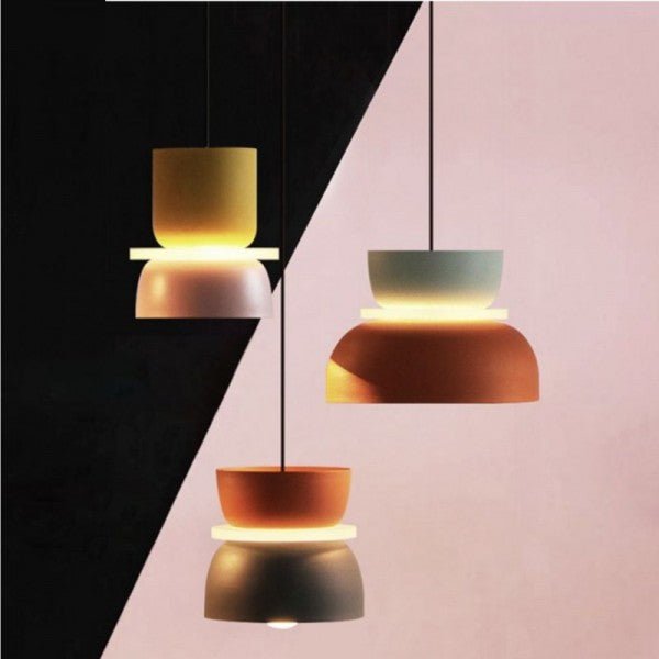 MarciLight | Élégante Suspension Scandinave Colorée et Géométrique 2