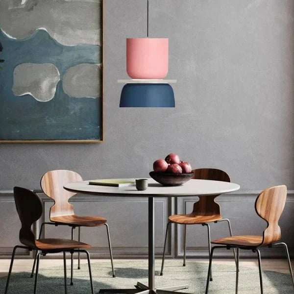 MarciLight | Élégante Suspension Scandinave Colorée et Géométrique 4
